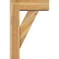 thumbnail image 3 of Ekena Millwork 8"W x 24"D x 36"H Traditional Block Rough Sawn Bracket w/ Offset Brace, Western Red Cedar, 3 of 25