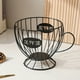 thumbnail image 4 of Uuiauoio Coffee Pod Holder,Capsule Storage Organizer, Tea Cup Coffee Capsule Basket, Metal Coffee Bar Organizer for cup Kitchen Dinning Room Office Home Cafe Hotel, 4 of 6