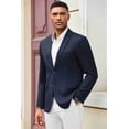 thumbnail image 4 of COOFANDY Men's Blazer Casual Sport Coats Slim Fit Lightweight Two Button Suit Jacket, 4 of 10