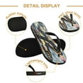 thumbnail image 3 of YAZAOOSummer Flip Flops Creatively Butterfly on Floral Simple Beach Sandals, 3 of 8