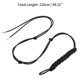 thumbnail image 3 of Bargains Únicos 1 Pc Cinturón de Cintura Ajustable Patrón de Cordón de Cuero Trenzado Cordón Ajustable Negro, 3 of 5