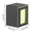 thumbnail image 2 of Caja para barajas con ventana, con capacidad para más de 100 cartas, contenedor para cartas coleccionables, 2 of 6
