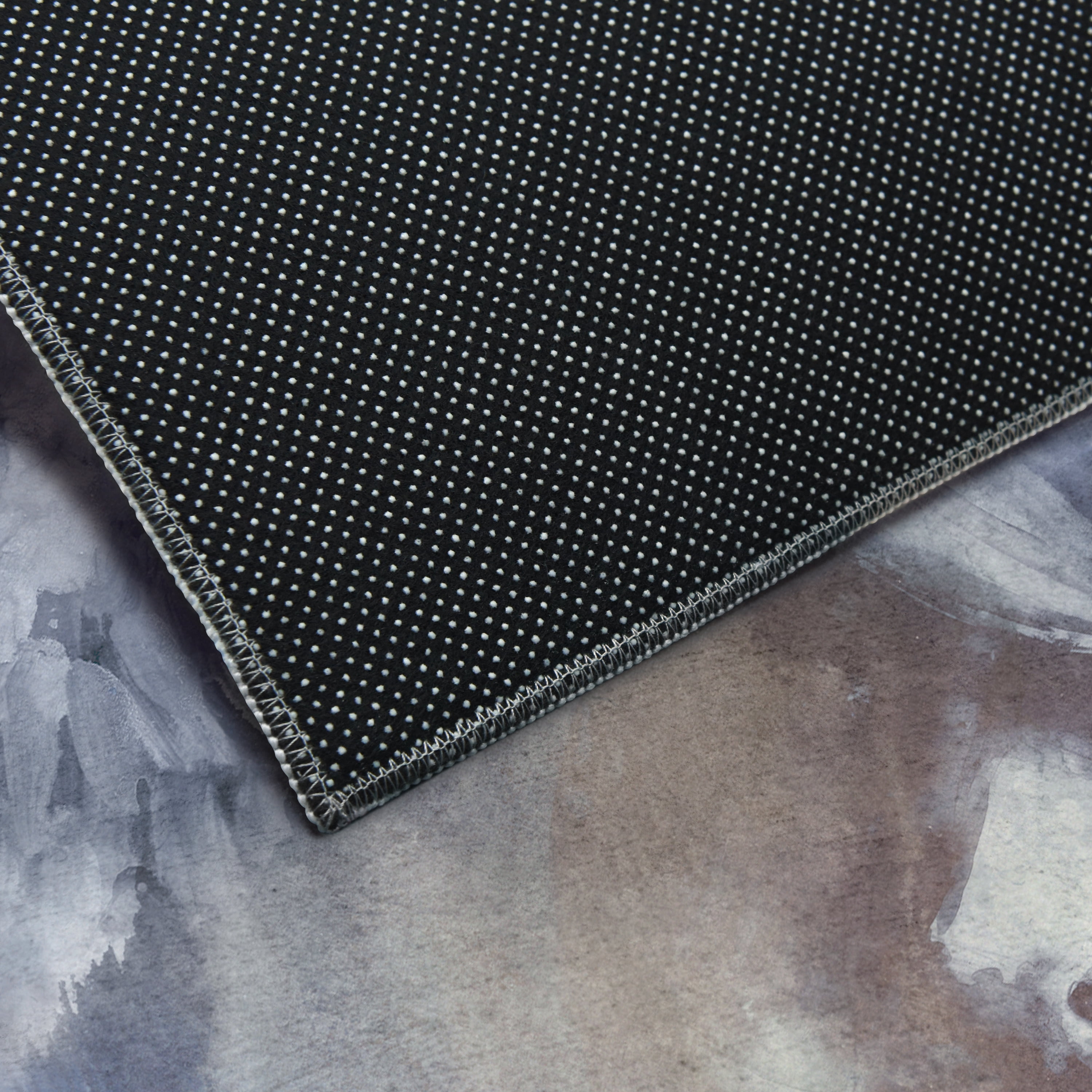 Frosted Glass Washable Abstract Art Area Rug size 8'x10', Power-loomed, Heavenly Softness with Non-Slipping Backing