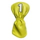 thumbnail image 2 of Fundas universales de madera para cabeza de palo de golf con protección para el cuello largo para el driver amarillo 1, 2 of 9