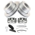 thumbnail image 2 of Kit de pastillas y discos de freno TRQ cerámicos con recubrimiento G para Dodge Ram, 2 of 9