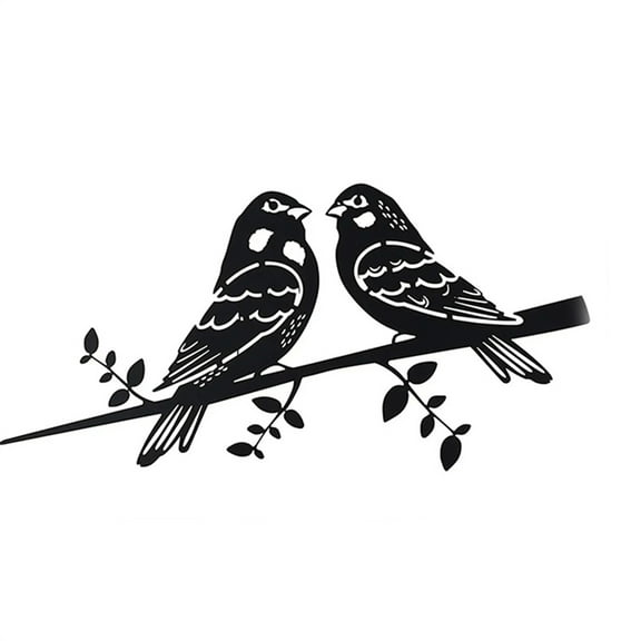 Metal Bird Silhouettes - Garden Silhouette Metal Birds for Tree ArtYard ArtBedroom/Living Room/Home Decoration