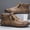 Khaki, variant on Men's Casual High-Top Leather Boots Side Zipper Slip-Resistant Outdoor Walking Driving Ankle Boots