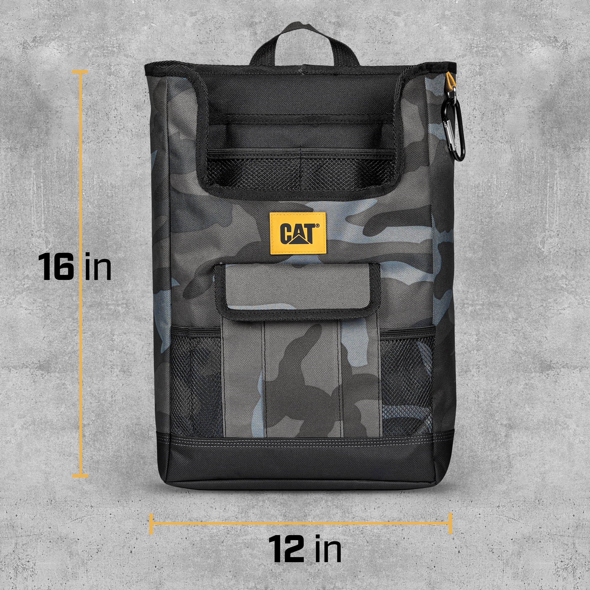 Caterpillar Front Seat Organizer, Back Seat Storage with Adjustable Straps For Car, Truck & SUV (Camo)