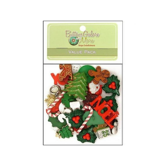 Buttons Galore Theme Value Pk Holiday
