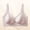 Pink, variant on Comfortable Womens Everyday Bras With Underwear Shorts Push Up White Polka Dots No Underwire Bras,XL