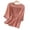 Pink, variant on Women's Floral Embroidery Blouse V Neck Half Sleeve Button Casual Tops Summer Loose Shirts Camel M