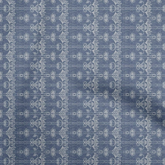 oneOone Silk Tabby Blue Fabric Texture Sewing Fabric By The Yard Printed Diy Clothing Sewing Supplies 42 Inch Wide