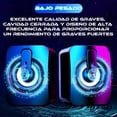 thumbnail image 2 of Bocinas Alambricas para PC escritorio K2053 Con RGB, 2 of 6