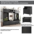 thumbnail image 5 of Fulvari Modern Style Hall Tree With Drawer, Metal Hooks, Easy Assembly Hallway Coat Rack for Hallway Living Room Mudroom, 5 of 7