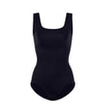 thumbnail image 4 of WMTBSRSW Women's Seamless Shapewear Bodysuit Shaping Mid-Thigh Body Shaper Seamless U Neck Full Body Shaper with Open Crotch Black Small, 4 of 6