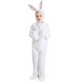 thumbnail image 7 of WERYOUNG Girls Boys Onesie Cute Cartoon Animal Long Sleeve Zip-Up Stage Performance Halloween Jumpsuit With Hat Newborn Trendy Indoor One-Pieces,White,3-5 Years, 7 of 7