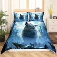 thumbnail image 3 of Funda Nórdica Niños Luna y Árboles Juego de Cama para Niños Adolescentes 5 PCs Cool, 3 of 5