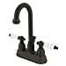 thumbnail image 3 of Kingston Brass Restoration Two Handle 4" Centerset Lavatory Faucet with Retail Pop-up, 3 of 4