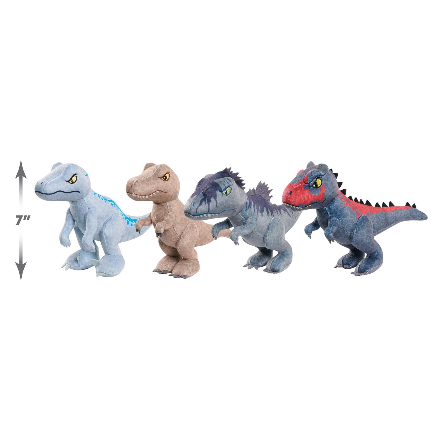 Jurassic World Blue 7-inch Small Plush Dinosaur, Stuffed Animal