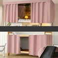 thumbnail image 4 of LAMIRO Bunk Bed Curtain Dormitory Bottom Bunk Blackout Bed Curtains Stylish Mosquito Protection Nets Canopy Bed Tent Dustproof Curtains, 4 of 7