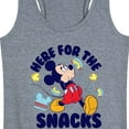thumbnail image 3 of Mickey & Friends - Here For The Snacks - Women's Racerback Tank Top, 3 of 5