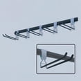 thumbnail image 3 of SafeRacks Wall Mounted Ski/Snowboard Rack - Includes 5 Storage Hooks - 500lb Max Capacity, 3 of 5