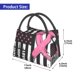 thumbnail image 2 of Fotbe Ribbon Breast Cancer Awareness Bolsa Térmica Portátil con Estampado, Bolsa de Entrega de Alimentos Aislada, Bolsa Reutilizable de Gran Capacidad para Comidas y Supermercado, 2 of 6