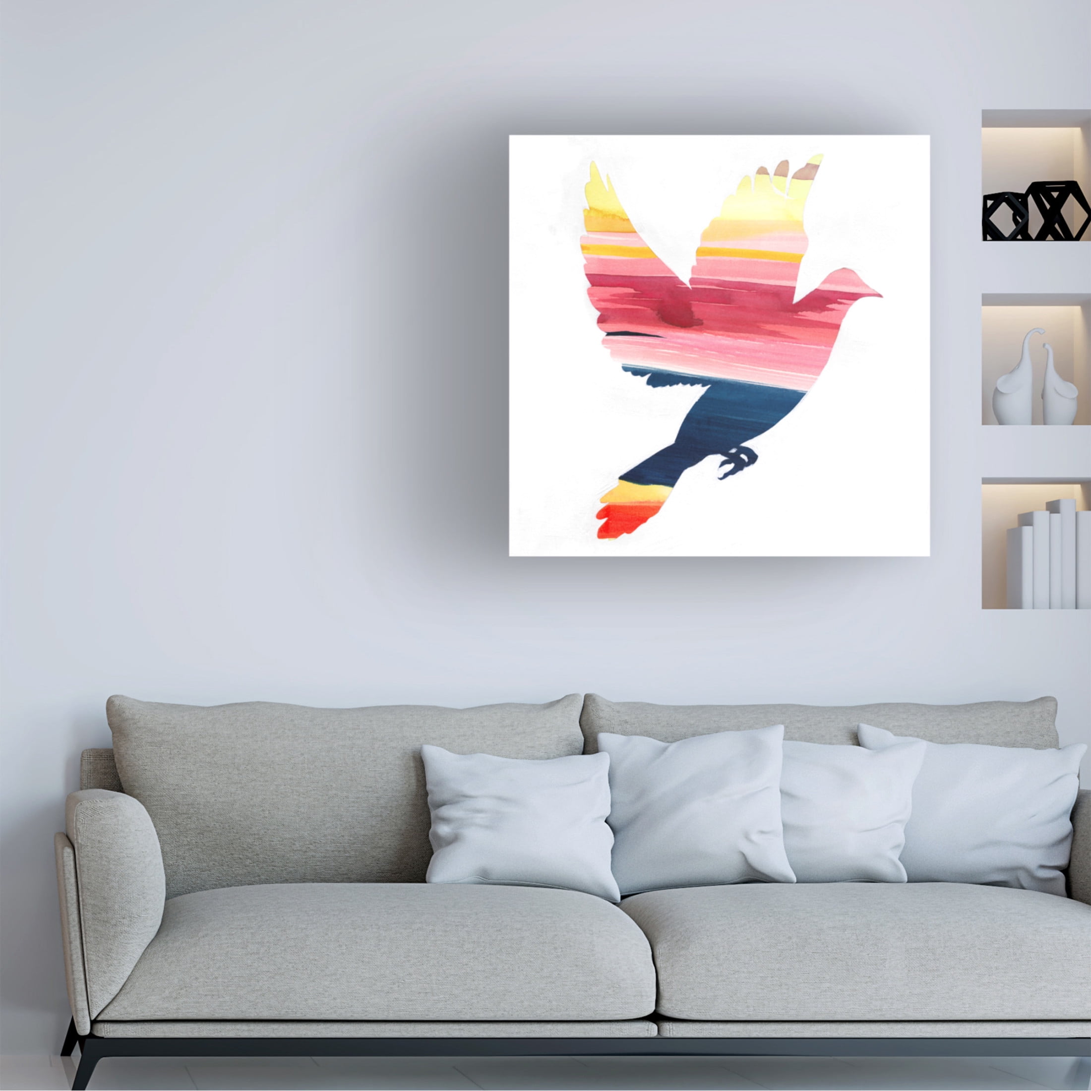 Trademark Fine Art Grace Popp  Firebird I Canvas Wall Art