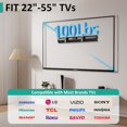 Studless TV Wall Mount for 2255 Inch TVs, Slim No Stud TV Bracket for