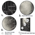 thumbnail image 3 of Designart "Ascending Shadows In Grey Surrealism III" Surrealism Floater Framed Wall Decor, 3 of 5