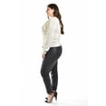 thumbnail image 2 of Blusa efecto metalico Roman Fashion Tallas Extras 1883 Hueso blanco 40, 2 of 7
