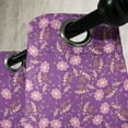 thumbnail image 3 of Ambesonne Floral Grommet Curtain, Romantic Nature Pattern, 50" x 120", Pale Pink Marigold, 3 of 6