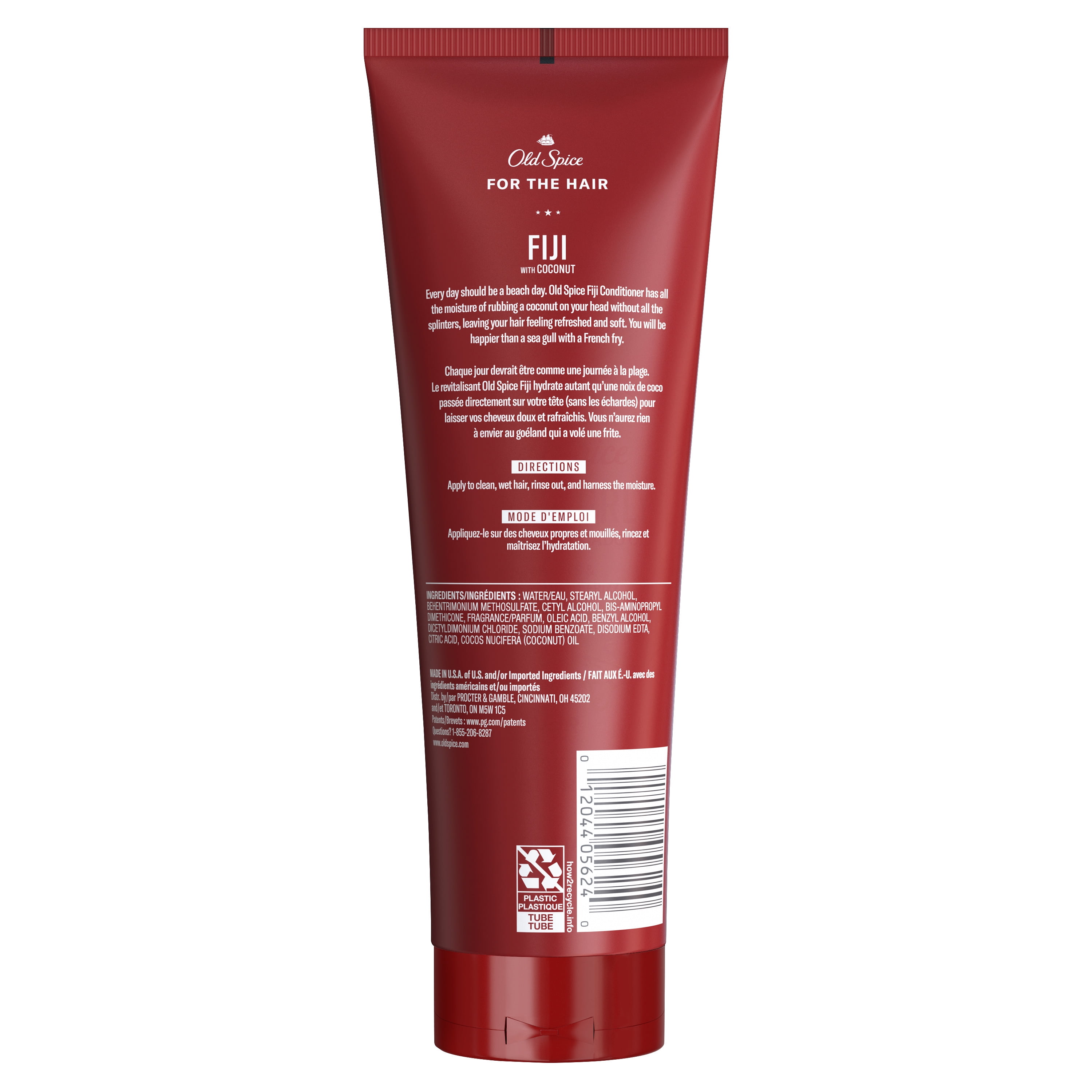 Old Spice Fiji Moisturizing Conditioner with Coconut for Men, for All Hair Types, 8 fl oz
