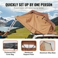 thumbnail image 4 of VEVOR Tente de Toit à Coque Rigide 2-3 Personnes Imperméable pour Jeep VUS Camion avec Échelle, 4 of 9