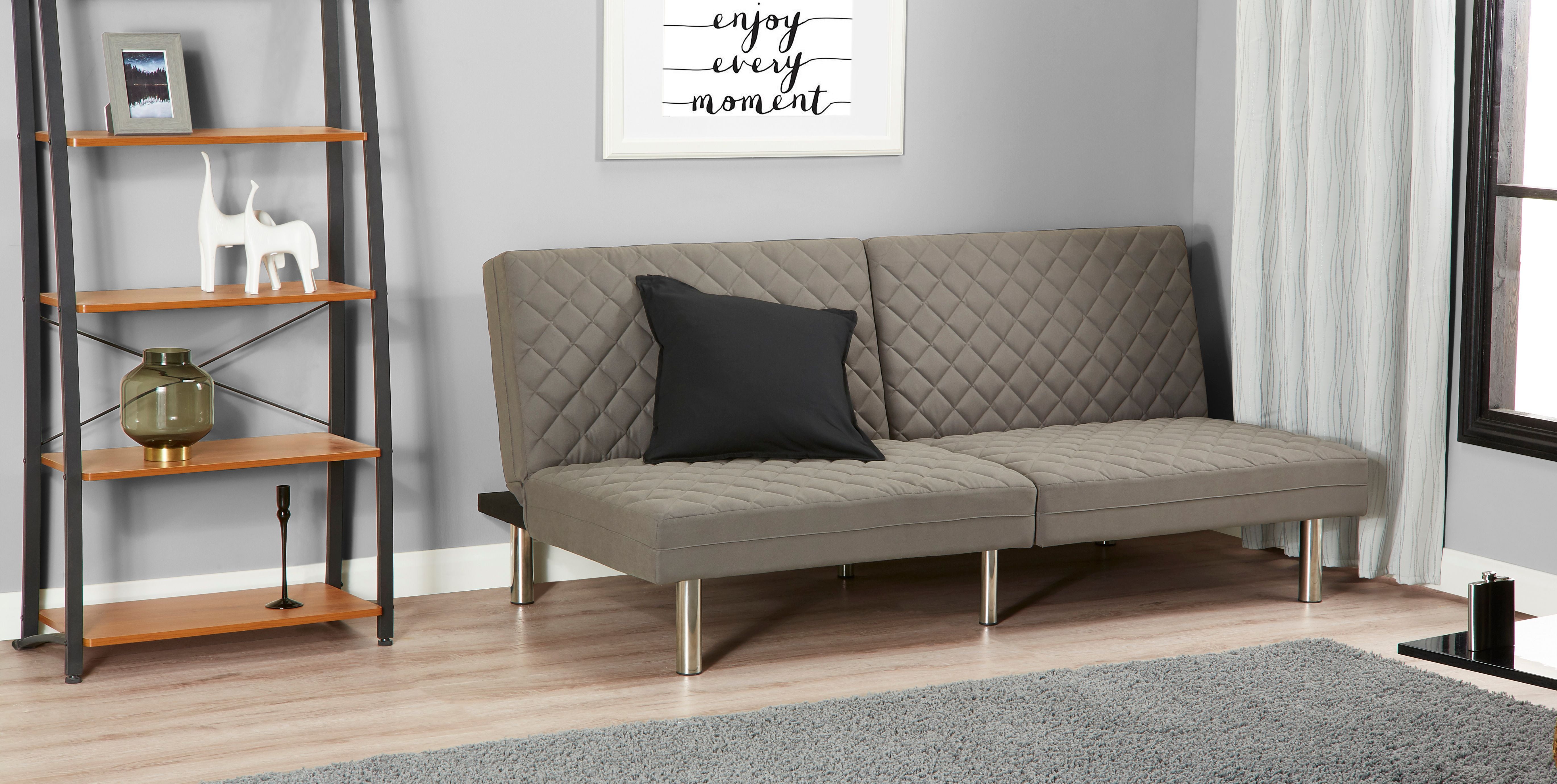 Mainstays Memory Foam Quilted Futon, Multiple Colors