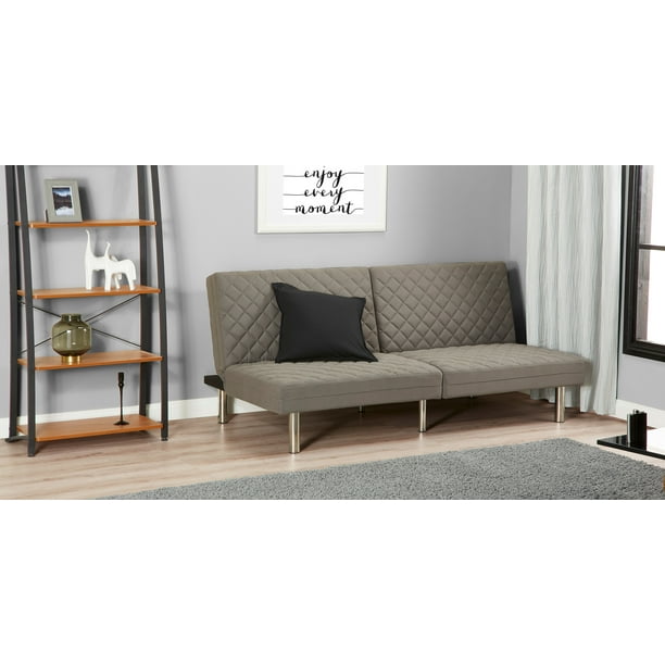 Mainstays Memory Foam Quilted Futon, Multiple Colors