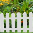 thumbnail image 4 of KONTONTY de Clôture Décorative en PVC Blanche pour Jardin Usage Extérieur, 4 of 8