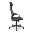 thumbnail image 4 of Furniture of America Celciana Executive Chair with Lumbar Support & Swivel, 275 lb. Capacity, Black, 4 of 10