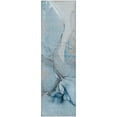 thumbnail image 2 of Addison Rugs Mayfield Washable Transitional Watercolors Blue Runner Rug, 2'3" x 7'6", 2 of 5