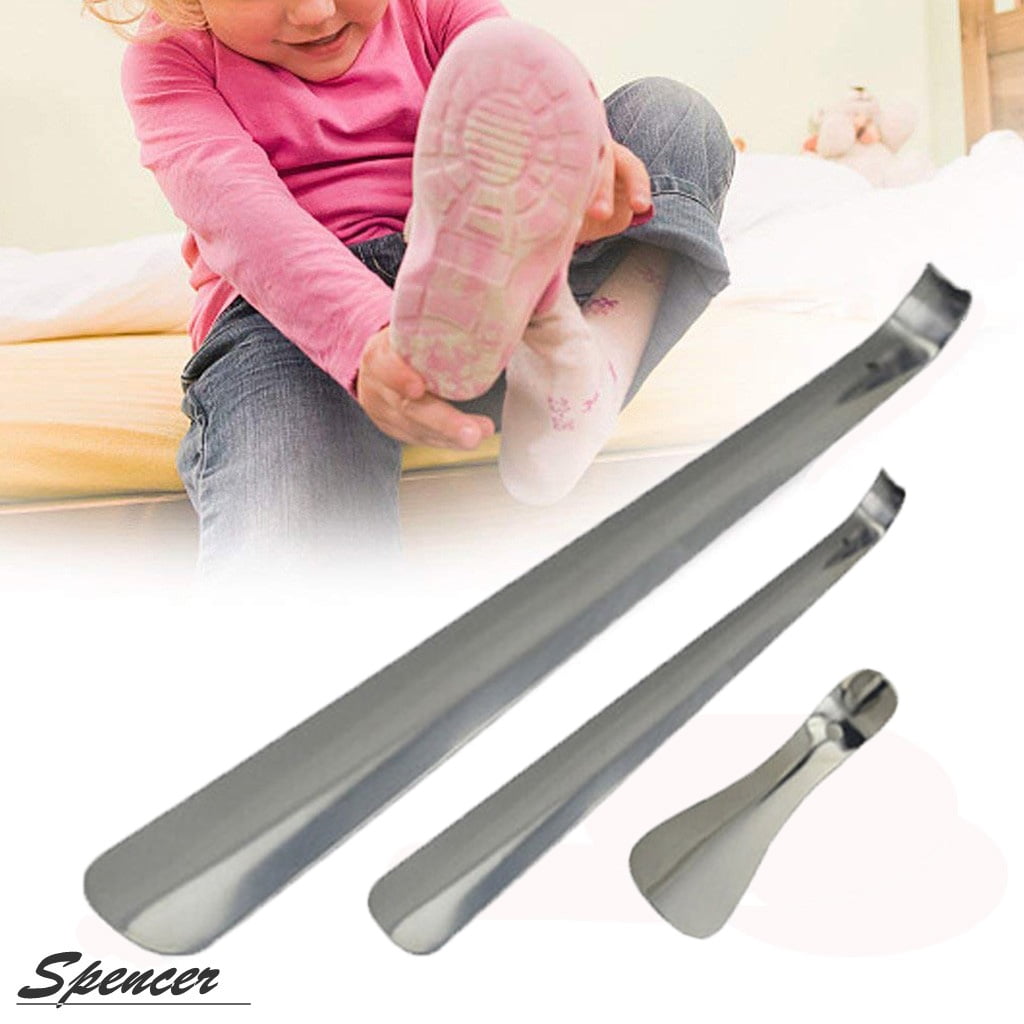 Shoehorn Long Handle Durable Stick Reach Shoe Horn Lifter Flexible Easy Spoon US 