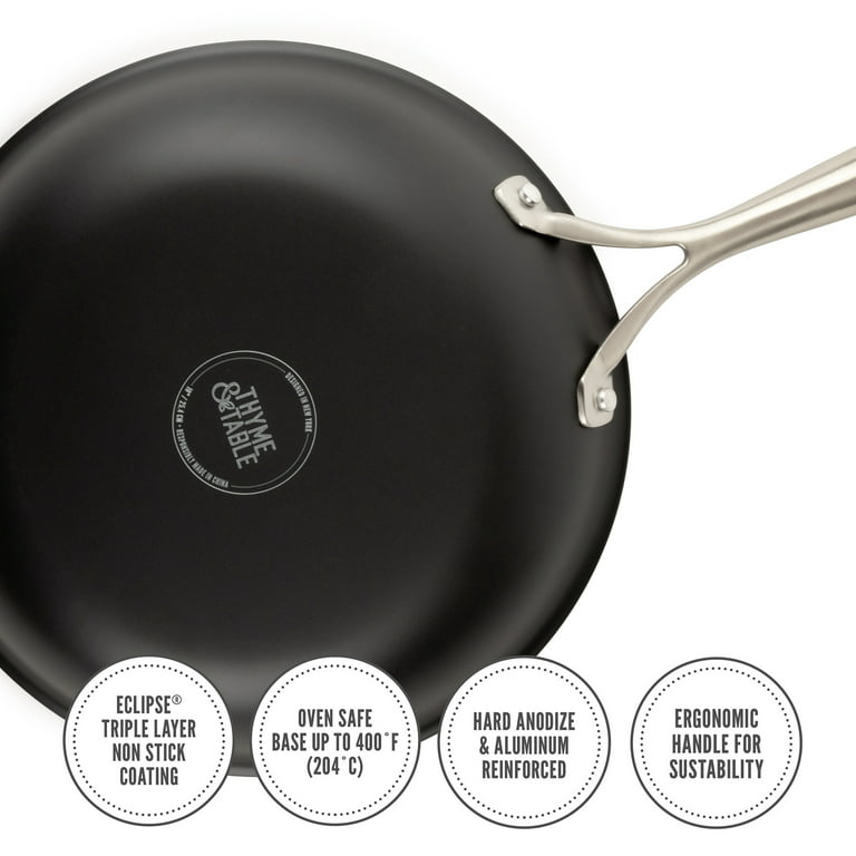 Choice 10 Aluminum Non-Stick Fry Pan with Purple Allergen-Free
