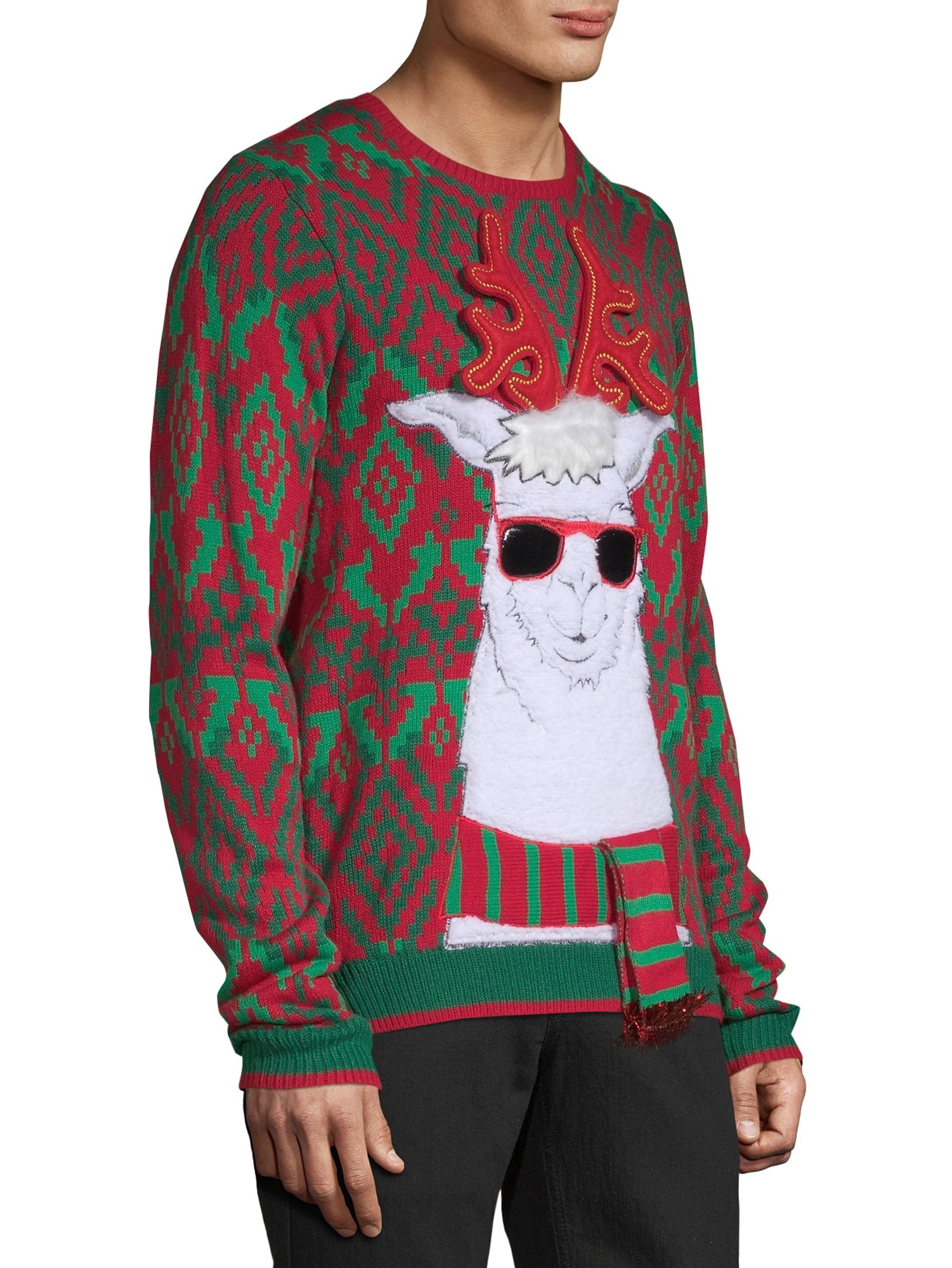 Llama Ugly Christmas Sweater - Walmart 