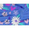 thumbnail image 5 of oneOone Rayon Blue Fabric Leaves & Flower Sewing Craft Projects Fabric Prints By Yard 56 Inch Wide, 5 of 5