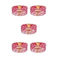 thumbnail image 3 of Minnieouse magnética Multicapas Cuero Estampado de leopardo Regalos para el día de San Valentín Rosado 5piezas, 3 of 6