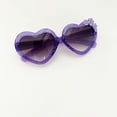 thumbnail image 4 of Girl Heart Flower Sunglasses,Heart Shaped Cute Glasses UV 400 Protection Outdoor Girl Boy Gifts Eyewear Sunglasses(3Pcs), 4 of 7