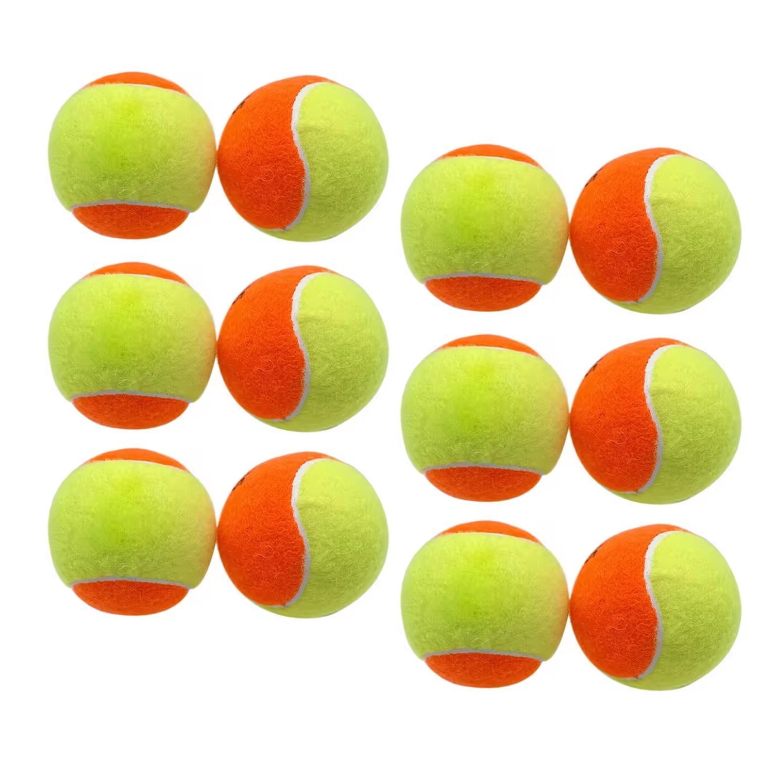 12pcs Impacts Resistance Sport Rubber Tennis Soft Professional Tennis Paddleball Training Practice Sport Rubber Tennis