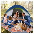 thumbnail image 2 of MiaHltTia Outdoor Rugs – 6x9, Orange, Yellow, Grey, patio Durable and Affordable, Multipurpose, Woven Plastic Straw, All-Weather and Waterproof Rug, Reversible Camper mats, recycled, 2 of 9