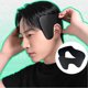 thumbnail image 4 of Anti-warping Sideburns Hair Clip Anti-deformation Lightweight Black, 4 of 5