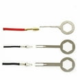 thumbnail image 3 of 3PCS Sleeve+4PCS Single Card+4PCS Dual Sim Car Terminal Removal Tool Wire Plug Connector Extractor Puller Release Pin, 3 of 21