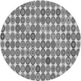 thumbnail image 1 of Ahgly Company Machine Washable Indoor Round Transitional Silver Gray Area Rugs, 6' Round, 1 of 7